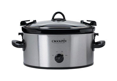 OVAL CROCK POT 6QT SS