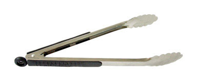 Tongs W/ Loop 12" Ss