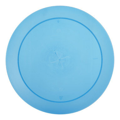 PLATE 10.5" DIA BLUE