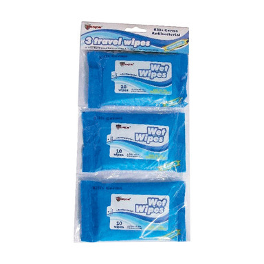 Wet Wipes Travel 3pk