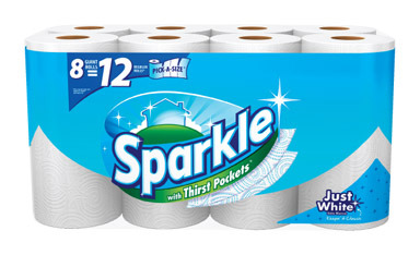 SPARKLE PAPER TOWEL 8PK