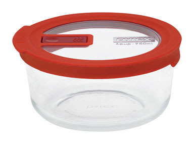 PYREX RND STORAG4C W/LID