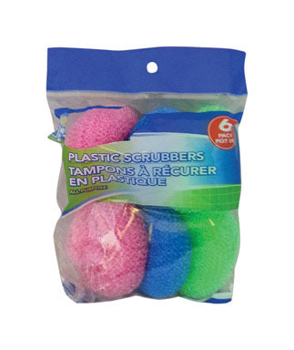 SPONGE SCRUBBER 6PK