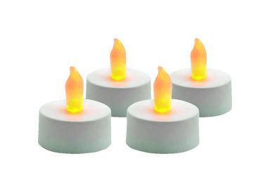 Tea Lights No Flame 4pk