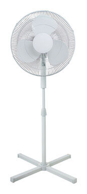 PEDESTAL FAN16" 3SPD WHT