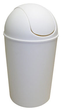 Waste Bin Swing Wht 11qt