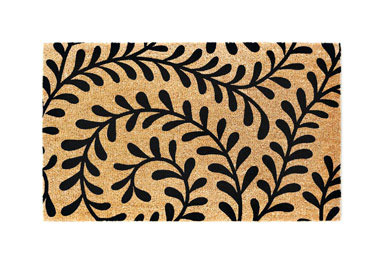 COIR BLK FERN MAT18X30