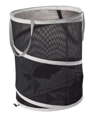 SPIRAL HAMPER BLK/SLV