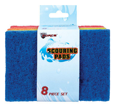 SCOURING PADS 8PC