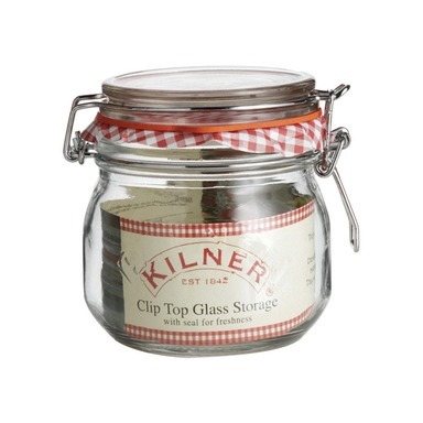 ROUND CLIP TOP JAR 17 OZ