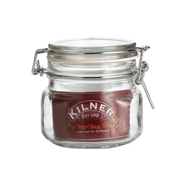 SQUARE CLIP TOP JAR 17OZ