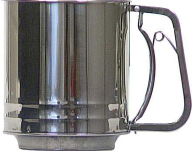 SIFTER 5CUP STNLS STEEL