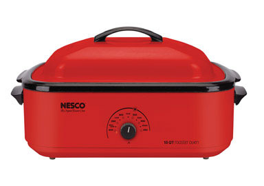 ROASTER OVEN 18QT RED