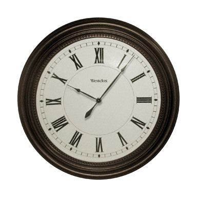 BRONZE WALL CLOCK 16"