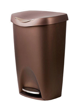 TRASH CAN STEP ON BRNZ 1