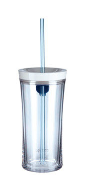 TUMBLER SHAKEGO CLR 16OZ