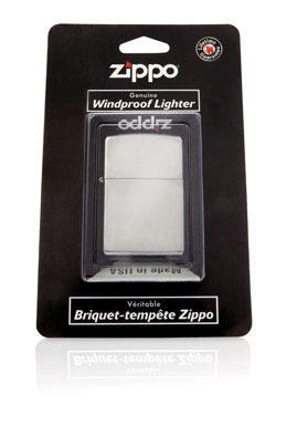 Zippo Silver Street Chrome Cigarette Lighter 1 pk