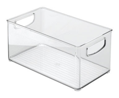 Storage Bin Clear 5"w