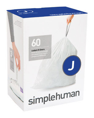 SIMPLEHUMAN LINER J 60PK