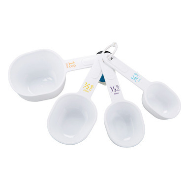 MEASURING CUPS WHITE 4PC