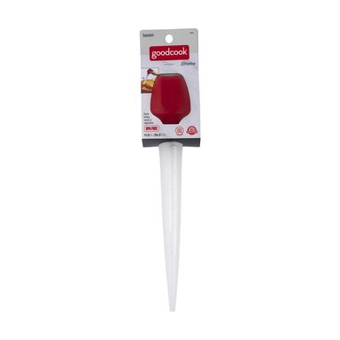 11.5" Clear/Red Nylon Baster