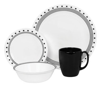 Corelle D-ware 16pc City-block
