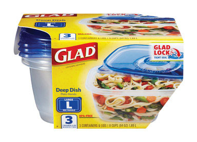 Glad Deep Container 3ct