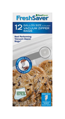 VAC ZIP BAGS GL 12PK