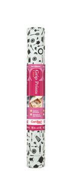 Con-Tact Grip Prints 4 ft. L X 18 in. W Cucina Non-Adhesive Shelf Liner