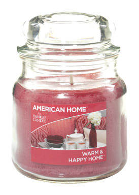 JAR CANDL HAPPY HOME12OZ