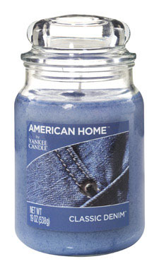 JAR CANDLE CLSS DENM19OZ