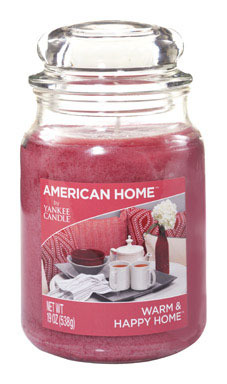 JAR CANDLE HAPPYHOME19OZ