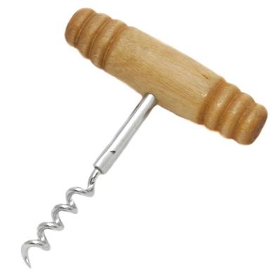 4.25" WOOD HANDLE CORK SCREW