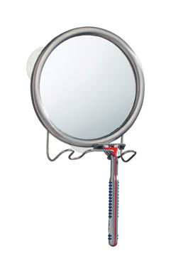 Shower Mirror Silver Ss