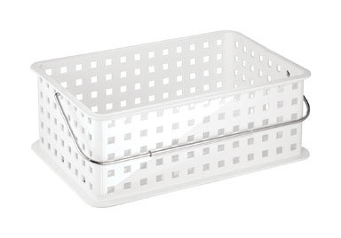 BASKET/TOTE WHITE 8X14"