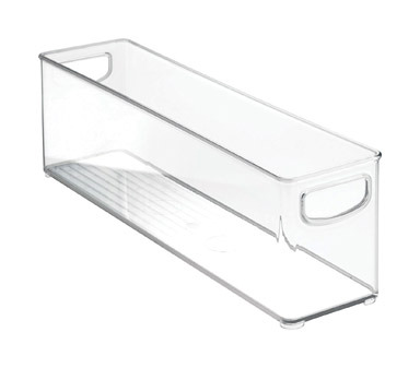 Organizer Bin Clear 4"w