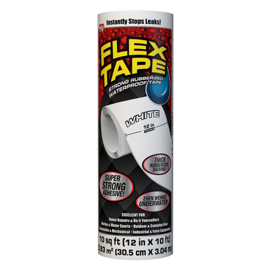 FLEX TAPE WHITE 12"X10'