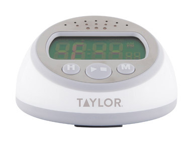 Taylor Digital Timer Loud Wht