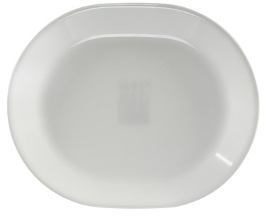 Platter 12-1/2" White