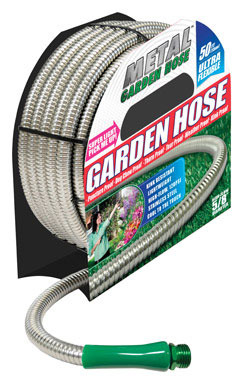 GARDEN HOSE SS 50'L SLVR