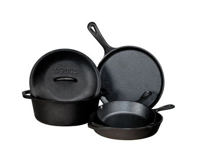 NS PAN SET CAST IRON 5PC