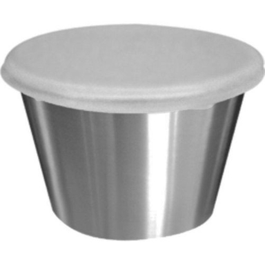 DIPPING CUP W/LID 6PK SS