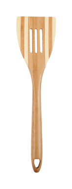 SPATULA SLOTD BAMBOO 12"