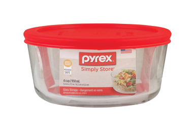 Pyrex 4 cups Clear Food Storage Container 1 pk