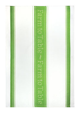 TOWEL JACQUARD CTN GRN