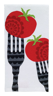 Kitchen Towl Fork/tomato