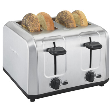 TOASTER 4 SLOT SILVER