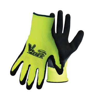 MENS HI-VISIBILITY KNIT GLOVE XL