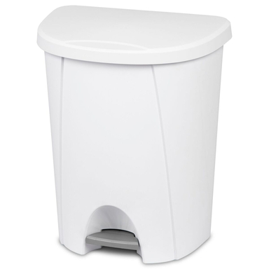 6.6GAL 25L White Step On Can