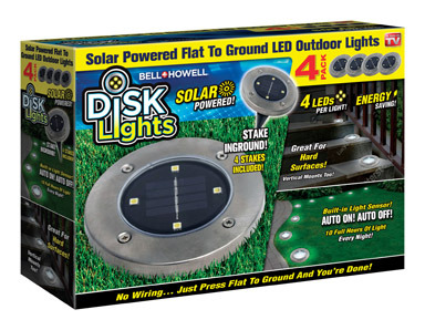 DISK LIGHTS SS 4PK ASOTV